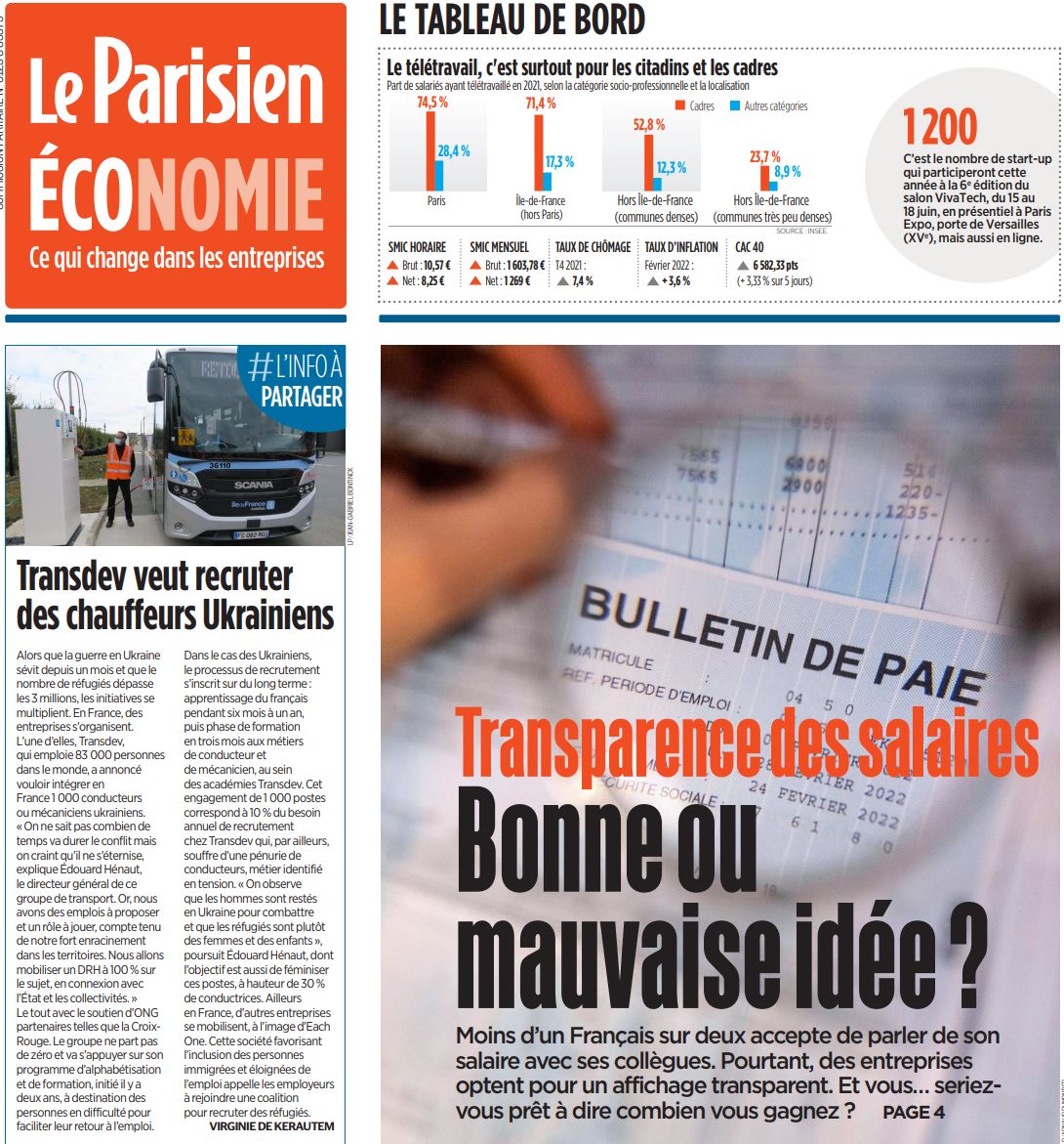 Transparence des salaires: Bonne ou mauvaise idée?